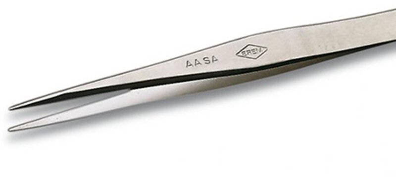Weller Erem AASA Precision Tweezer 127 Mm From Stainless Steel Body And Stainless Steel Tip #5
