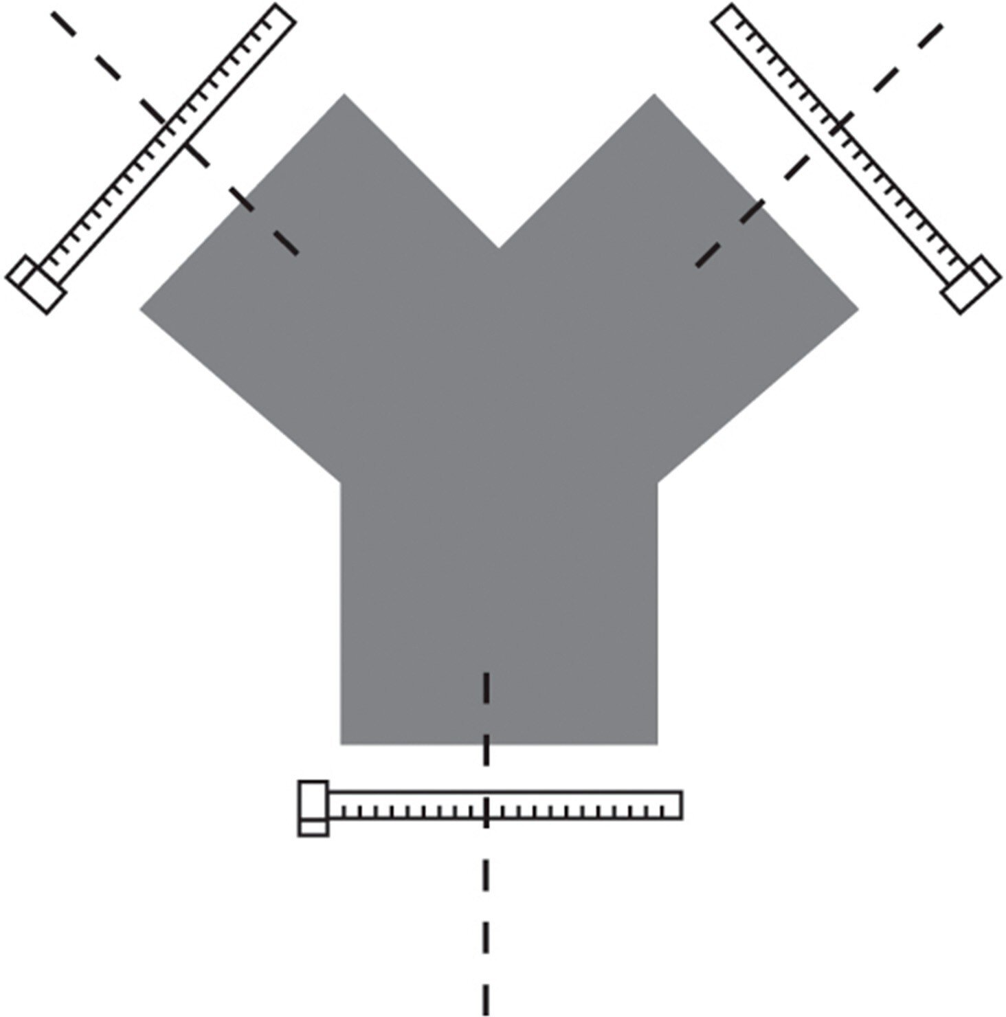 Y-Verteilerstück für OMNIFLEX und BVX Absaugarme, Ø 63 mm, inkl. 3 Klemmen #zoom-2