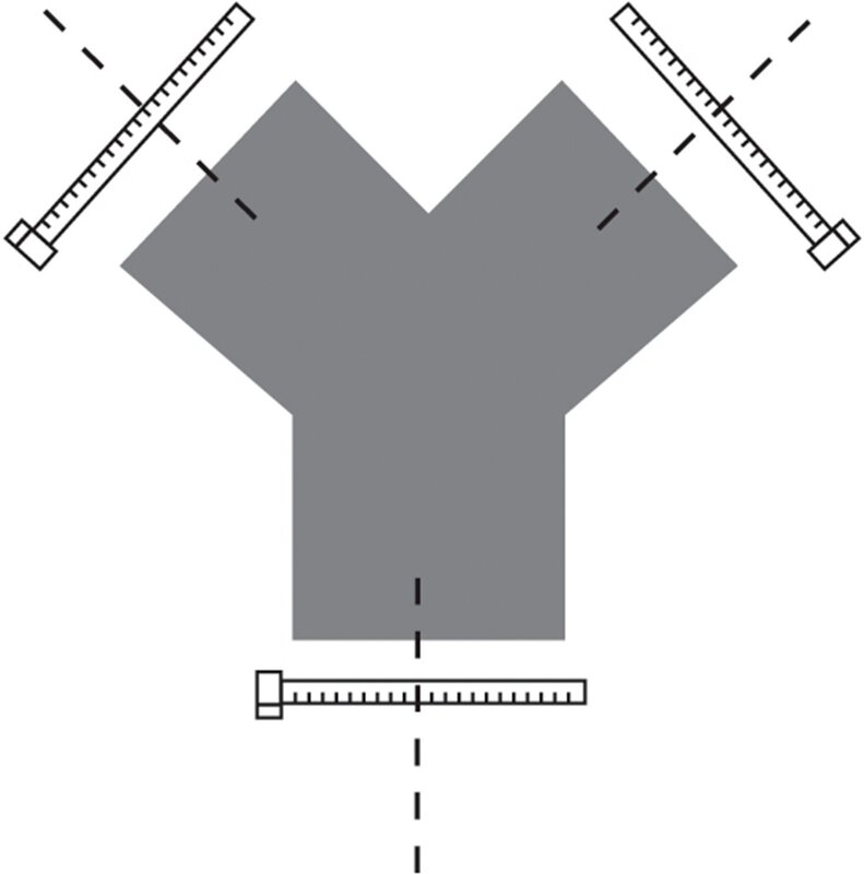 Y-Verteilerstück für OMNIFLEX und BVX Absaugarme, Ø 63 mm, inkl. 3 Klemmen #2