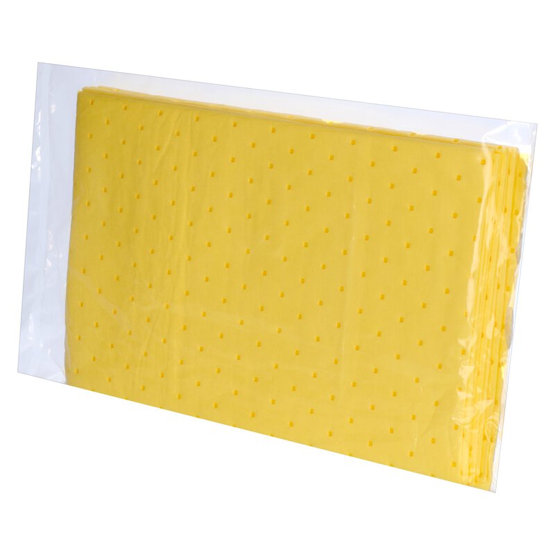 Tapis absorbants pour produits chimiques, jaune 40x50cm, classe de propreté ISO 7, 200 pièces #4