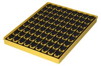 SMD drawer 340/22 incl. 81x SMD box N1 with ESD cover and TZ insert, yellow/black #thumbnail-3