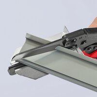 Schere für Kunststoffe auch für Kabelkanäle, brüniert, mit Mehrkomponenten-Hüllen, 275 mm #thumbnail-6
