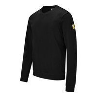 Sweat-shirt ESD, col en V, noir, XL, coupe confortable #thumbnail-2