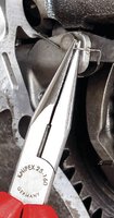 Needle nose pliers with cutting edge (radio pliers), black atramentized, 160 mm #thumbnail-4