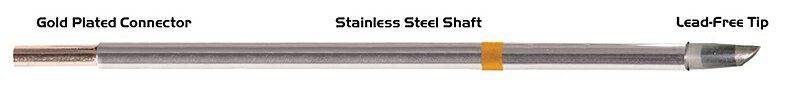 Soldering tip bevelled 45° 3.00mm (0.12") #zoom-1