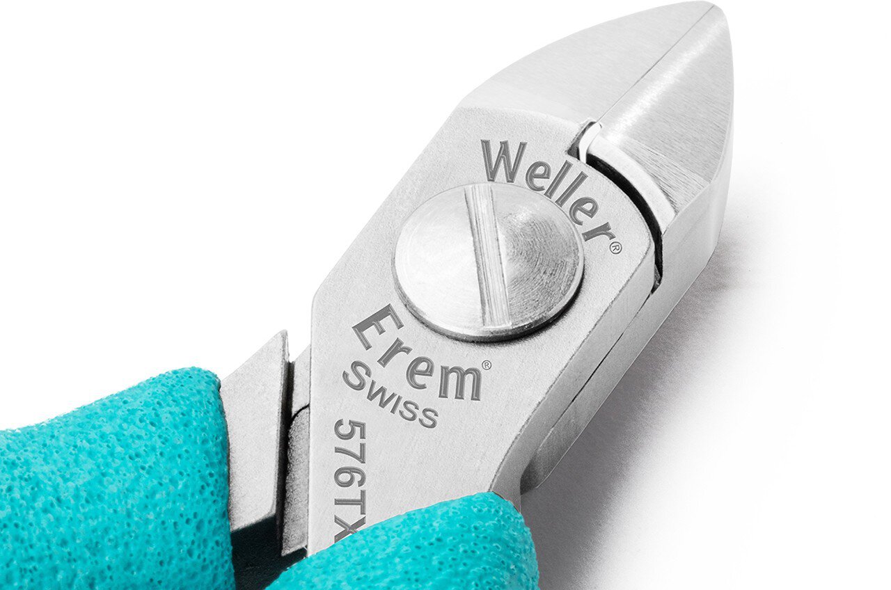 ESD Pince coupante - tête ovale, lames en métal dur #zoom-3