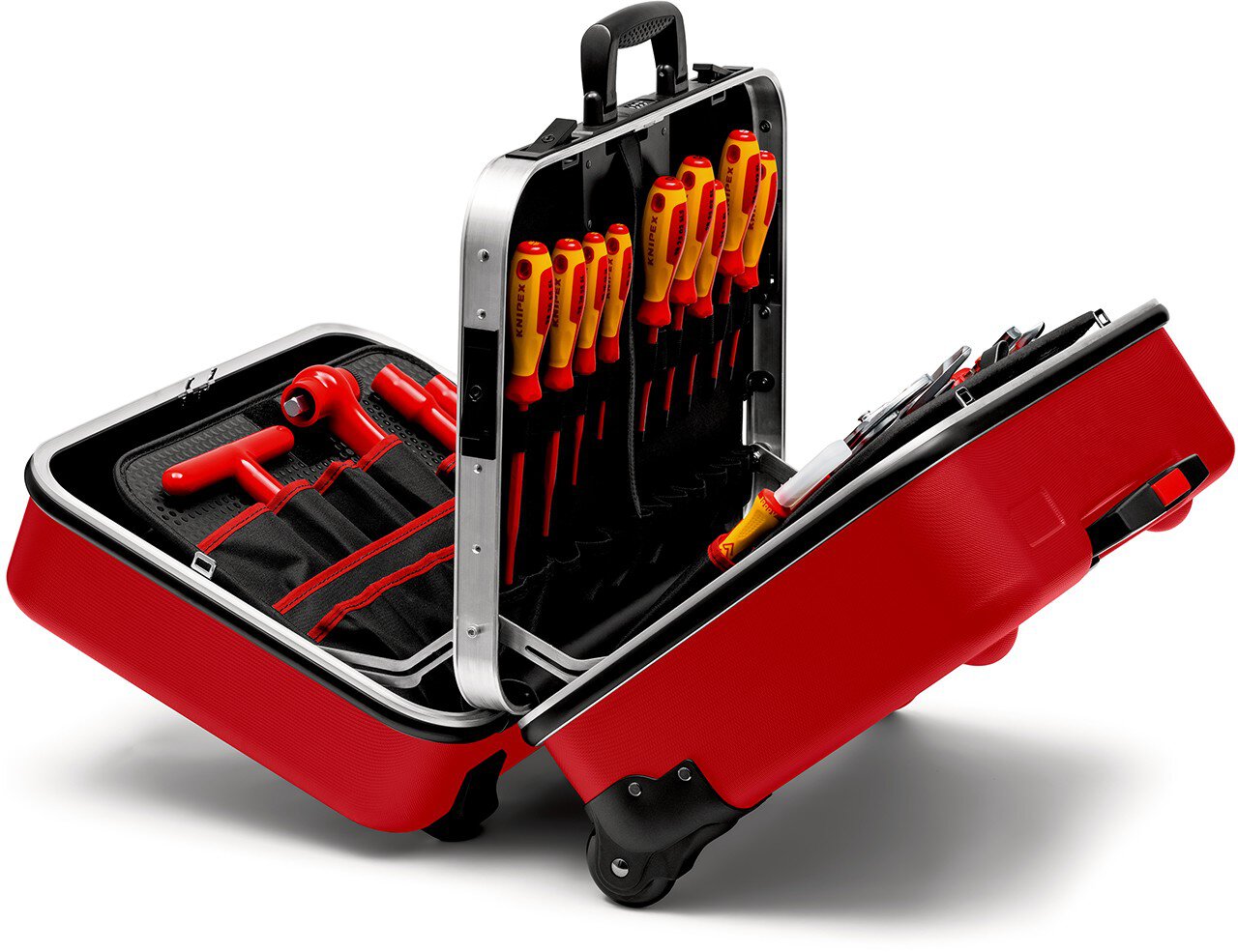 Werkzeugkoffer "BIG Twin Move RED" Elektro Kompetenz, 42-teilig #zoom-4