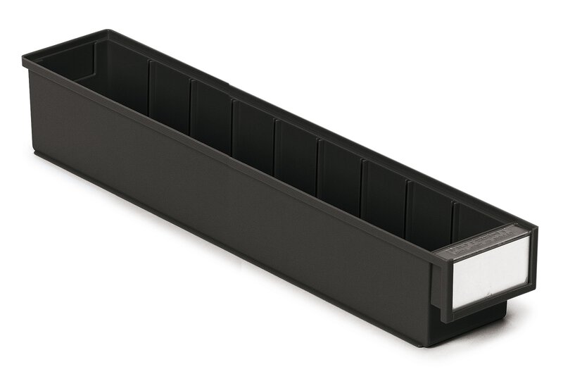 ESD-Schublade, 92x500x82 mm, schwarz