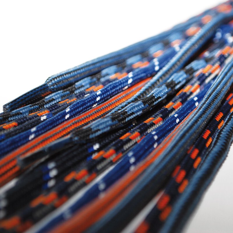 Flameproof laces for boots, 140 cm, black