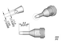 Buse à dessouder pour le nettoyage des coussinets, D : 0,8 mm #thumbnail-1
