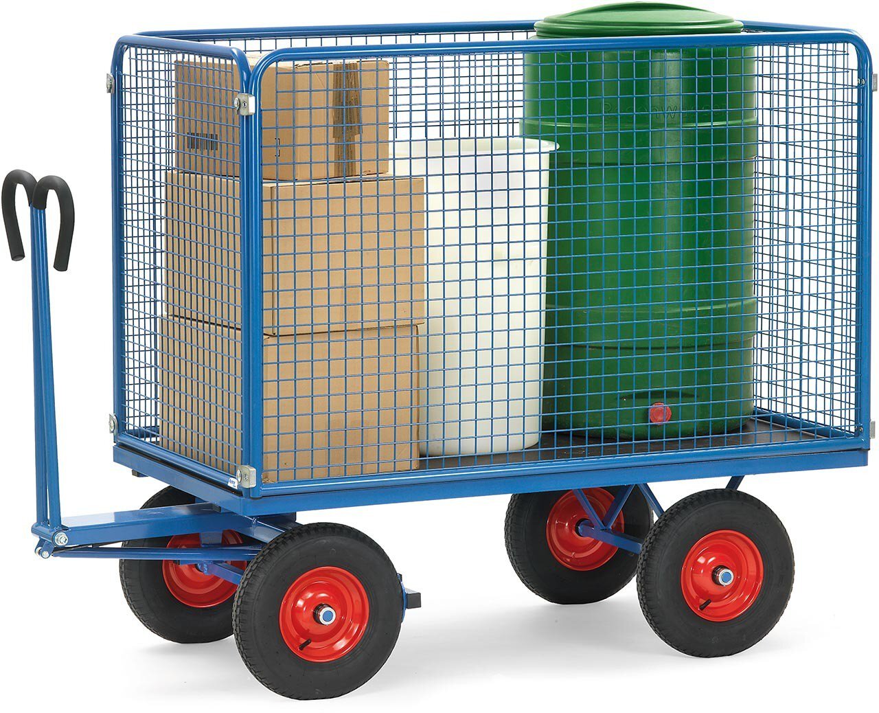 Hand platform truck loading area 1600 x 900 mm  #zoom-2