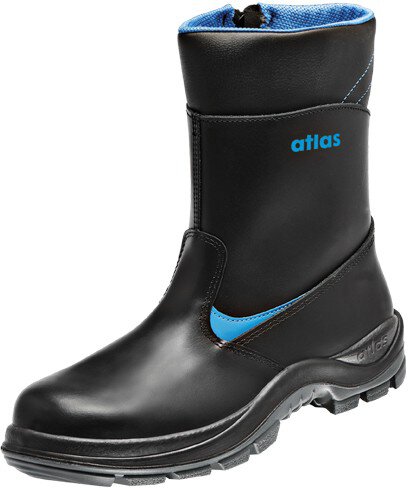 Bottes Anatomic Bau 800 XP, S3, cuir lisse, unisexe, noir/bleu royal, taille 39 #zoom-1
