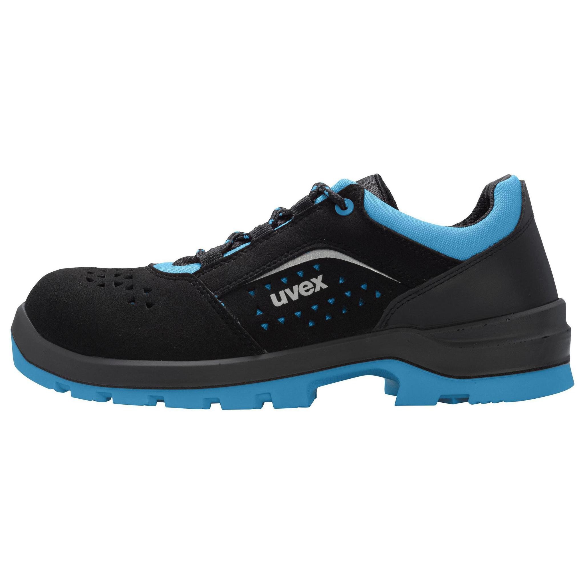2 xenova Sicherheitsschuh S1 Halbschuh, schwarz-blau #zoom-2