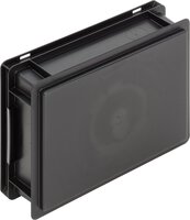 ESD Behälter New Box NB MC, Muschelgriffe, schwarz, 400 x 300 x 120mm #thumbnail-2