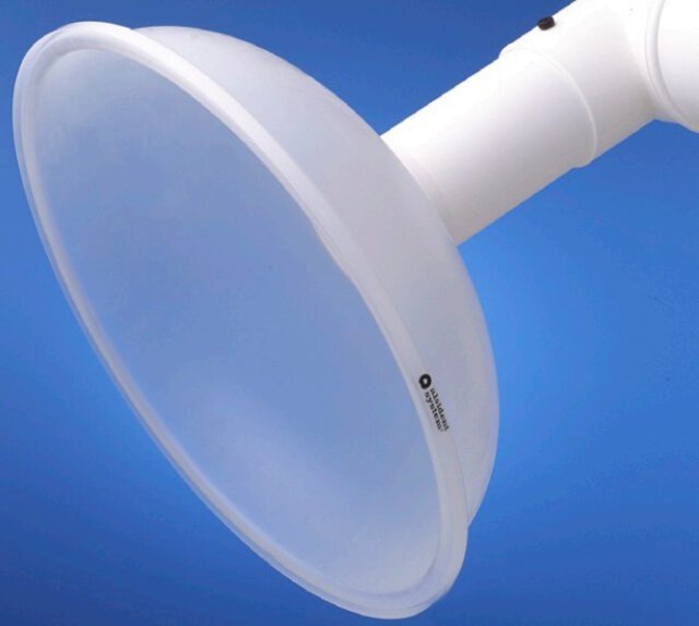 Coperchio rotondo DN100, Ø500 mm, PP, bianco