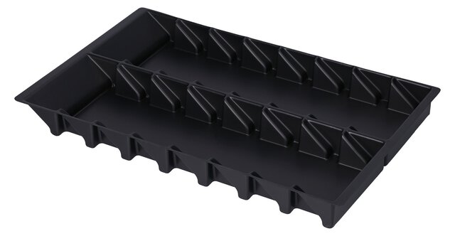 Palette ESD pour 16 circuits imprimés, Eurocaisse, 350 x 225 x 30 mm