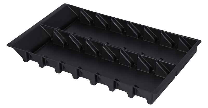 ESD pallet for 16 PCBs, Euro box, 350 x 225 x 30 mm #1