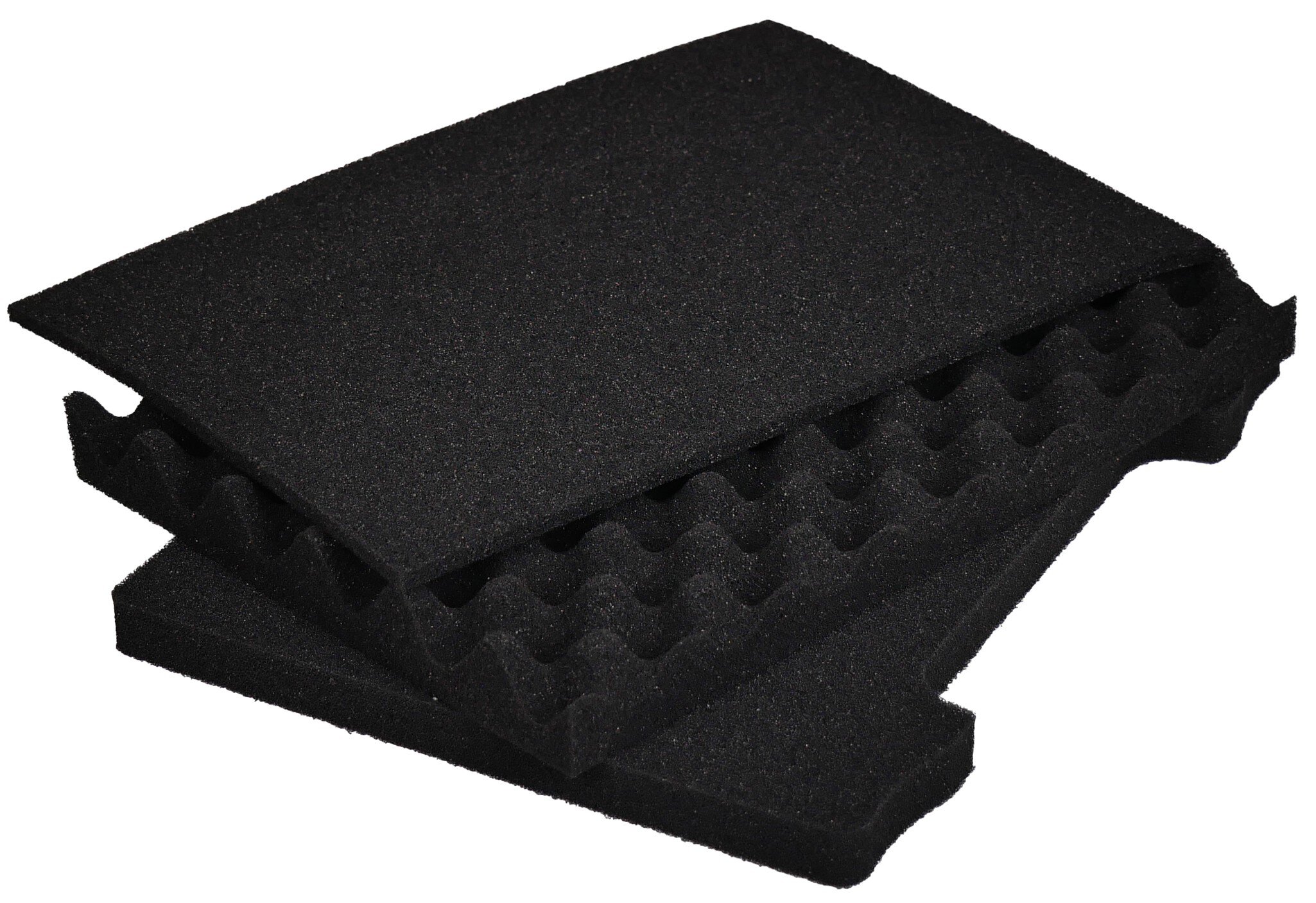ESD Rasterschaum für Koffer K2001 ESD, schwarz, 240 x 170 mm #zoom-1