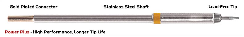 Soldering tip conical 1,0mm (0,04"), Power Plus #zoom-1