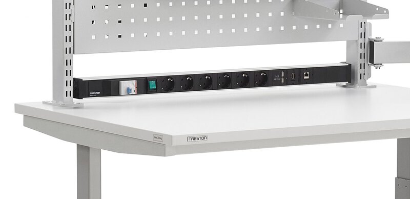 Power bar 836 mm, 6 sockets + switch + 2xUSB + 2xCAT6A #2