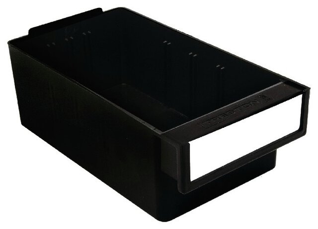ESD-Einzelschublade, 92x170x62 mm, schwarz