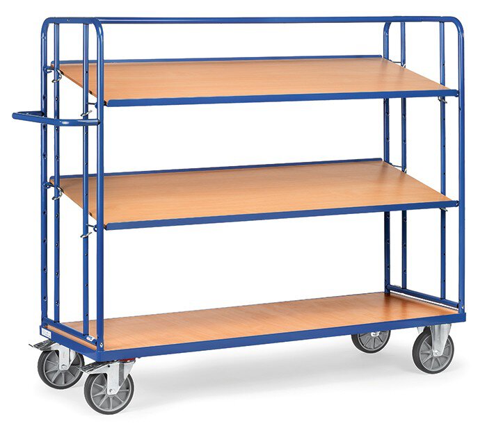 Shelf trolley with 3 shelves loading area 1650 x 610 mm  #zoom-1