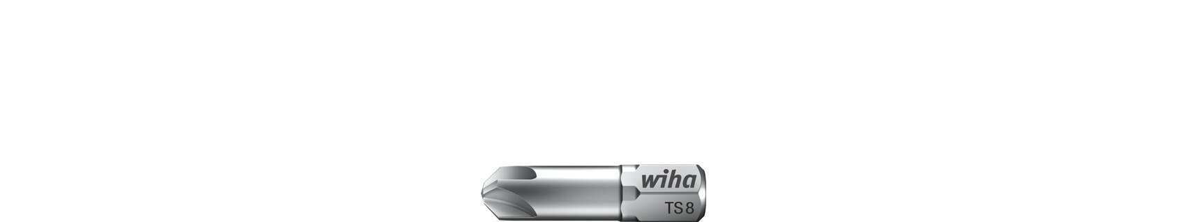Zestaw bitów ZOT ze strefą skrętną, Torq-Set® TS8, 1/4" (22594), 25 mm, opakowanie 10 szt. #zoom-1