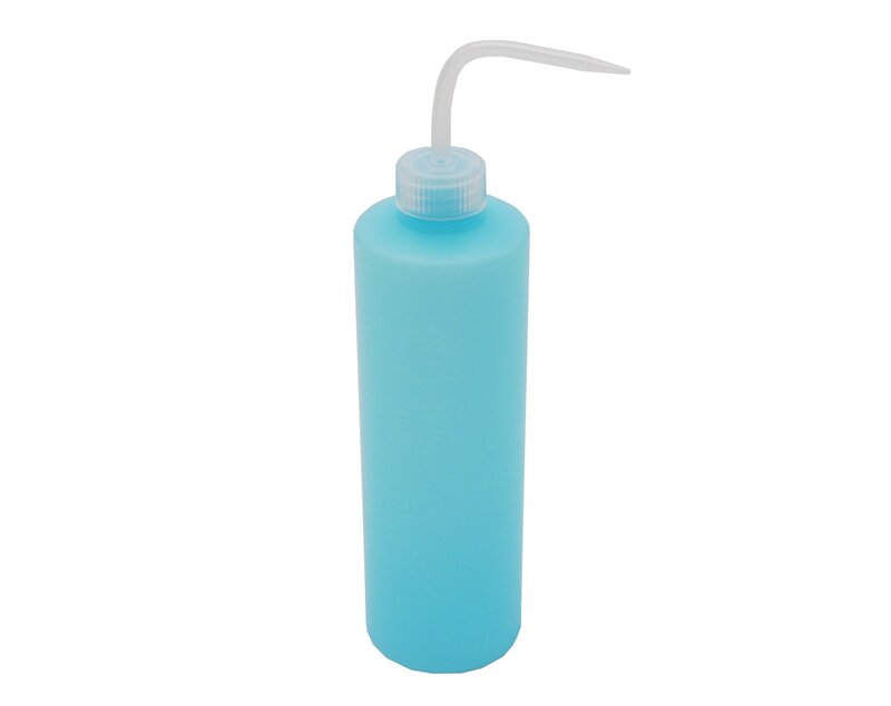 Flacone dosatore con beccuccio ricurvo, blu, 230 ml #2