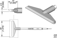 Lötspitze klingenförmig, 40 mm, C245792 #thumbnail-1