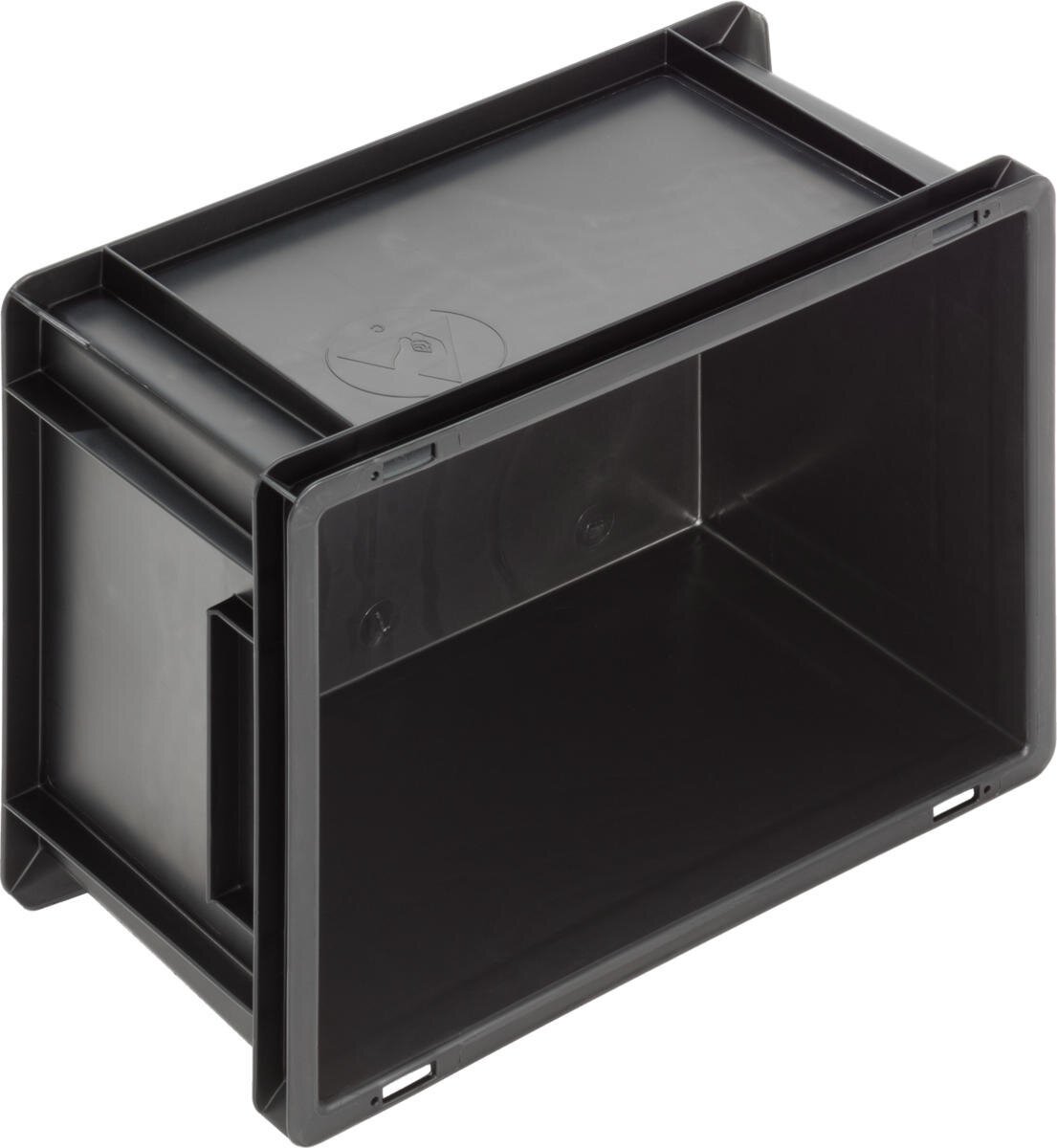Bac ESD New Box NB MC, poignées, noir, 400 x 300 x 220 mm #zoom-3