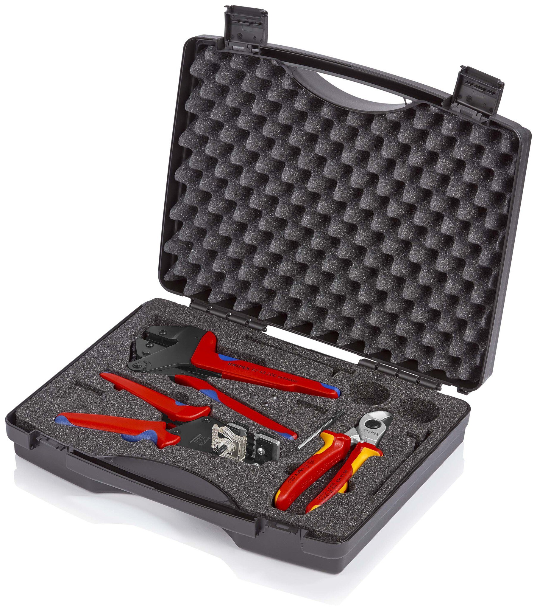 Werkzeugkoffer, bestückt mit Werkzeugen für den Photovoltaik-Bereich #zoom-2