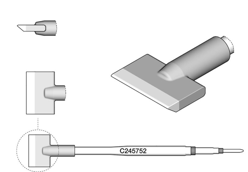 Lötspitze klingenförmig, B: 15 mm, C245752 #2