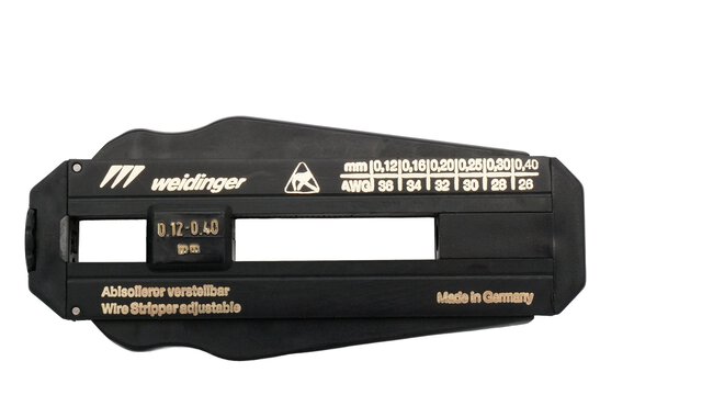 Präzisions-Abisolierer, ESD-gerecht, 0,12-0,16-0,20-0,25-0,30-0,40mm