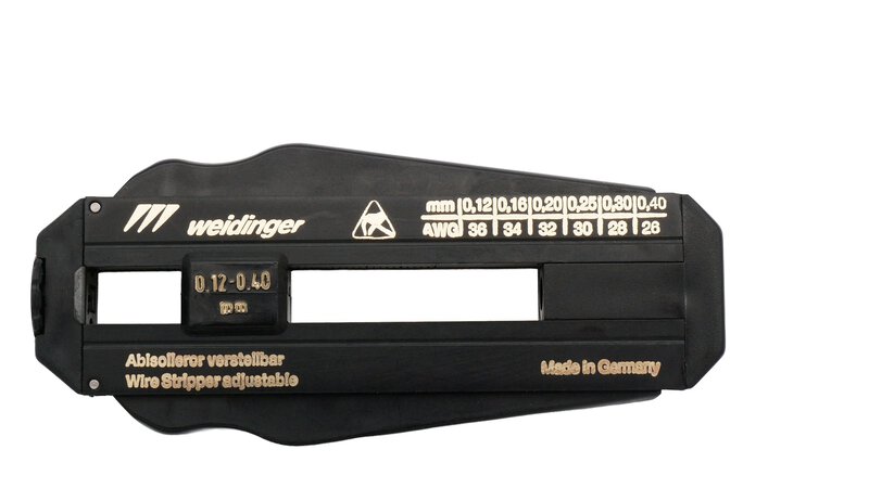 Präzisions-Abisolierer, ESD-gerecht, 0,12-0,16-0,20-0,25-0,30-0,40mm