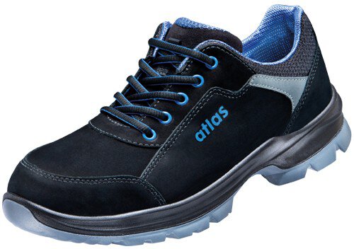 ESD lage schoen alu-tec 62 2.0, S2, nubuck leer, unisex, zwart/royal blauw, maat 49 #zoom-1